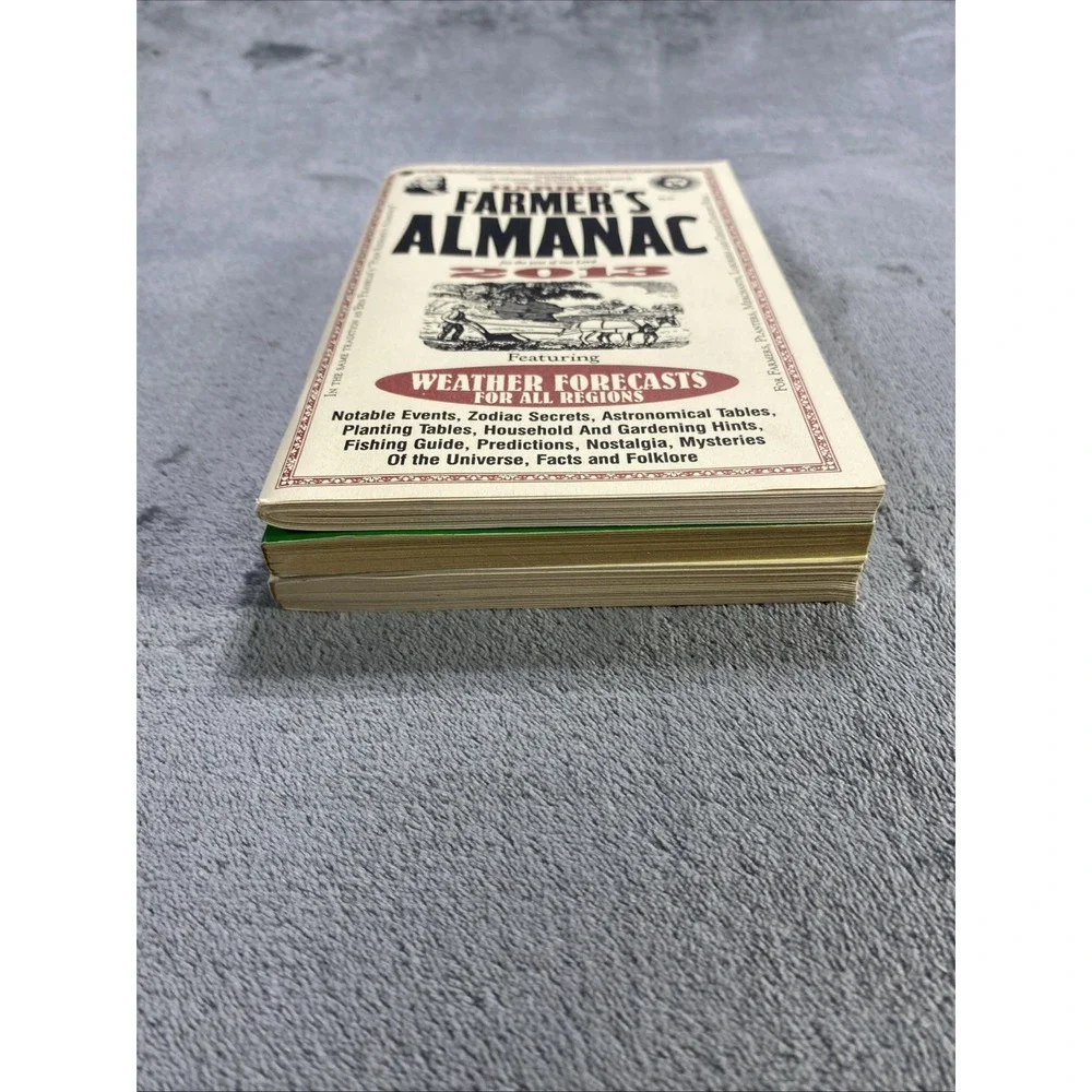Vintage The Old Farmer's Almanac 2000 Millenium Edition & 2013 Weather Lot of 3